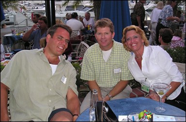 Jonathan Wareham, Kirk Bradbury and Lisa Peete