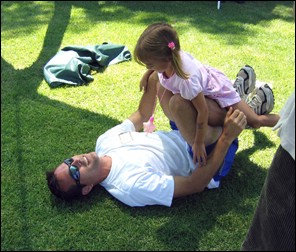 Michael Million is STILL the Tickle Monster for Daughter Rachel