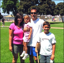 The Million Family--Tina Botos, Michael, Rachel (hanging around) and Shawn