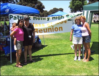 Tina Botos (with a tired Rachel), Marla Mohr, Marla Wrightson and Lisa Peete