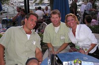 Jonathan Wareham, Kirk Bradbury and Lisa Peete