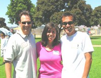 Dave Friedman with Mr. and Mrs. Million (Michael and Tina)