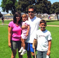 The Million Family--Tina Botos, Michael, Rachel (hanging around) and Shawn