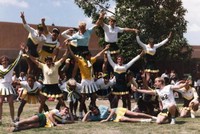 Powderpuff Cheerleaders Doing Their 