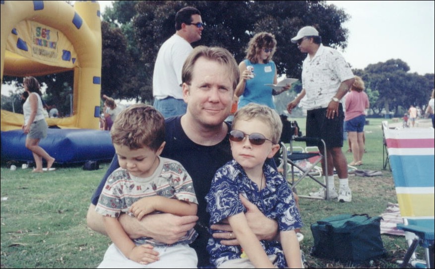Jeff Thill with Jarod and Hayden